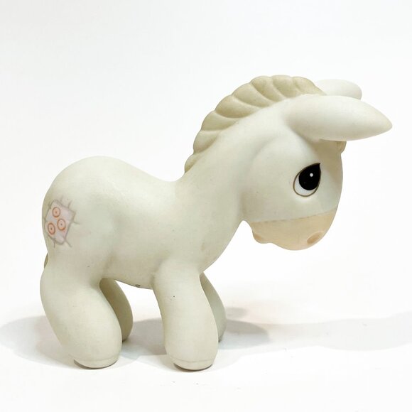 Precious Moments Nativity Donkey Figurines 1980, 1981 E-5621 Set of 2 - Picture 5 of 11